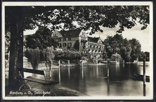 AK Konstanz a. B., Insel-Hotel