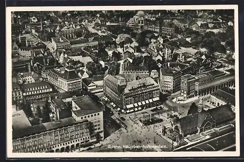 AK Essen / Ruhr, Hauptbahnhofsvorplatz