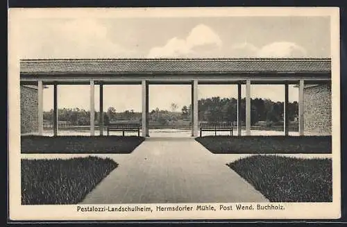 AK Wend. Buchholz, Pestalozzi-Landschulheim, Hermsdorfer Mühle