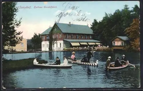 AK Jonsdorf, Kurhaus, Gondelfahrt