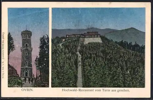 Luna-AK Oybin, Aussichtsturm, Hochwald-Restaurant