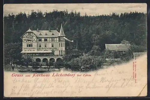 AK Lückendorf bei Oybin, Kurhaus und Restaurant Lückendorf