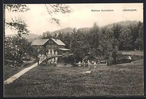 AK Jonsdorf, Kurhaus, Gondelfahrt