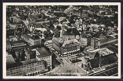AK Essen / Ruhr, Hauptbahnhofsvorplatz