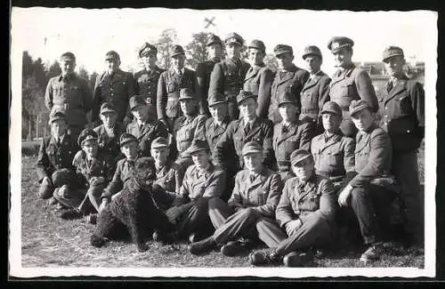 Foto-AK Frauendorf / Vilshofen, Zollhundeschule im Jahr 1951