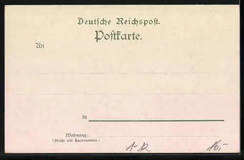 Lithographie Generalfeldmarschall Kronprinz Albert von Sachsen