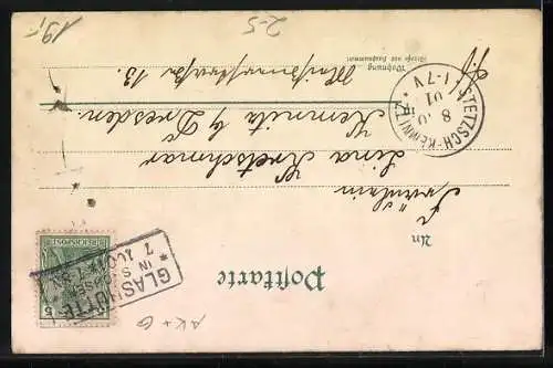 AK Postkarten-Lied, Ansichtskartengeschichte