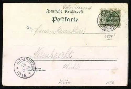 Künstler-AK Köln a. Rh., Carneval, Der kleine Rath