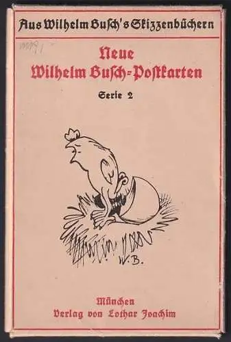10 Künstler-AK Wilhelm Busch: Aus Wilhelm Busch`s Skizzenbüchern, Serie II, Ständchen, Der Verdächtige, Die Zeit u. A.