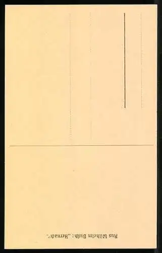 10 Künstler-AK Wilhelm Busch: Aus Wilhelm Busch`s Skizzenbüchern, Serie II, Ständchen, Der Verdächtige, Die Zeit u. A.