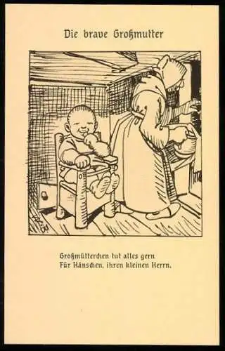 10 Künstler-AK Wilhelm Busch: Aus Wilhelm Busch`s Skizzenbüchern, Serie II, Ständchen, Der Verdächtige, Die Zeit u. A.