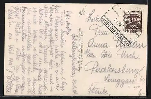 AK Scheiblingkirchen /N.-Ö., Teilansicht mit Strassenpartie