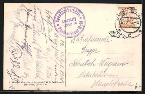 AK Semmering, Kurhaus mit Bergen