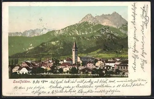 AK Saalfelden, Ortsansicht