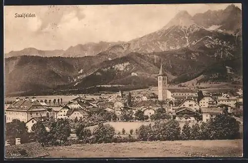 AK Saalfelden, Ortsansicht