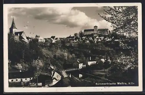 AK Weitra, Gesamtansicht mit Brücke