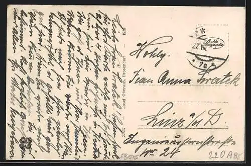 AK Weitra, Gesamtansicht mit Brücke