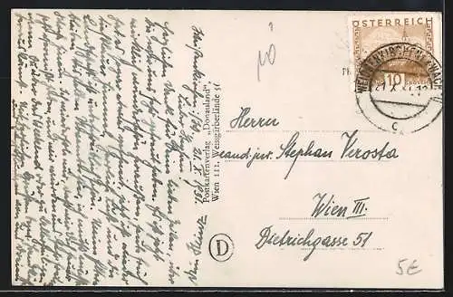 AK Rossatz-Arnsdorf, St. Lorenz an der Donau mit Weissenkirchen in der Wachau