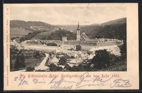 AK Heiligenkreuz, Zisterzienser-Abtei-Heiligenkreuz um das Jahr 1900