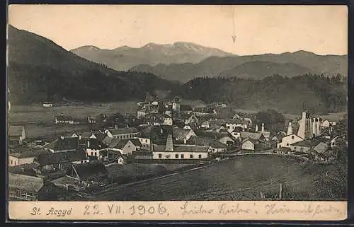 AK St. Aegyd am Neuwald, Ortsansicht