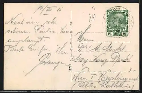 AK St. Aegyd am Neuwalde, Totale mit Hoher Göller