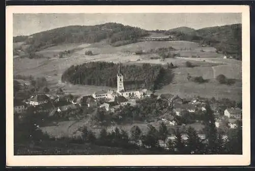 AK Reichenau an der Gusen, Teilansicht mit Kirche