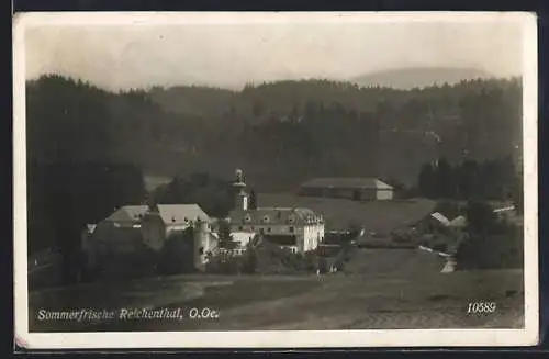 AK Reichenthal /O. Oe., Panorama mit Schloss