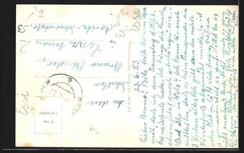 AK Prambachkirchen /O. Ö., Teilansicht mit Kirche, Fliegeraufnahme