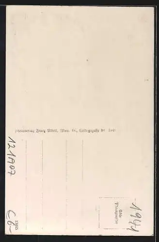 AK Weitra /N. D., Ortsansicht mit Schloss