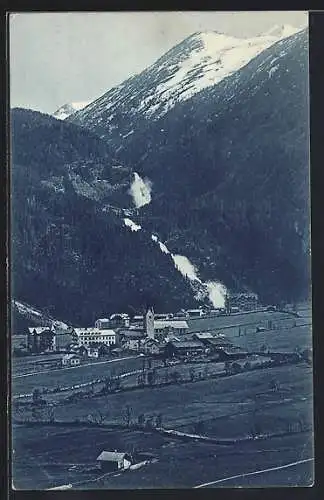 AK Krimml, Totale mit Wasserfällen