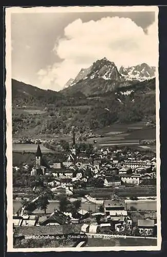 AK Bischofshofen, Ort gegen die Mandlwand und Hochkönig