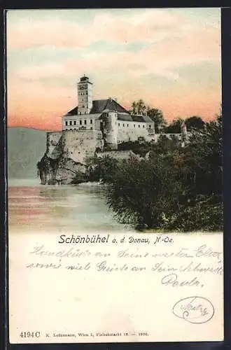 AK Schönbühel a. d. Donau, Gebäudeansicht