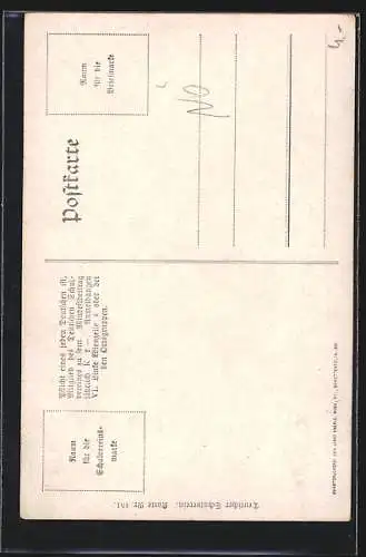 AK Deutscher Schulverein Nr. 451: Semmering-Adlitzgräben, Schlucht