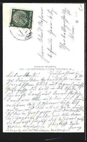 AK Scheuchenstein /N.-Do., Ortsansicht mit Landschaftspanorama