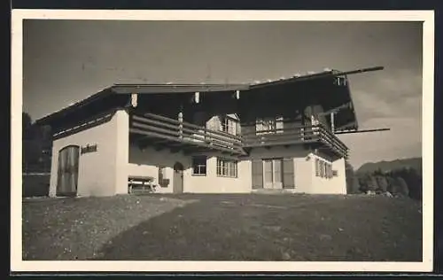 Foto-AK Berchtesgaden, Blick auf Hotel Haus Sonnmatt
