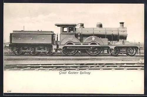 AK Dampflokomotive Claud Hamilton, Great Eastern Railway, englische Eisenbahn