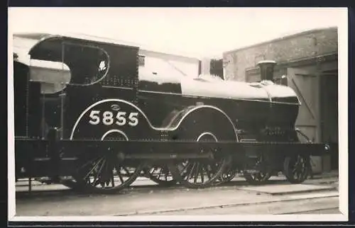 Foto-AK Dampflokomotive No. 5855, englische Eisenbahn