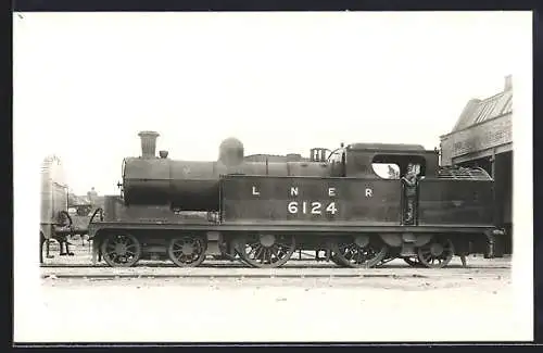 Foto-AK Dampflokomotive No. 6124 LNER, englische Eisenbahn