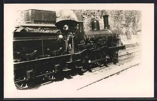 Foto-AK Dampflokomotive No. 3, englische Eisenbahn