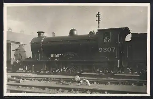 Foto-AK Dampflokomotive No. 9307 Glen Nevis, englische Eisenbahn