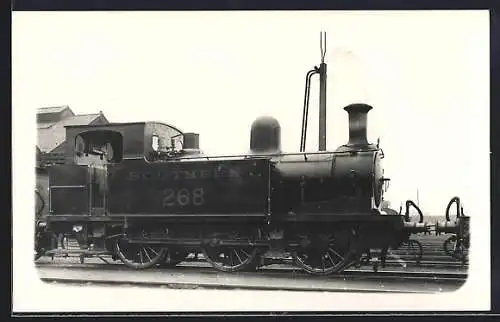 Foto-AK Dampflokomotive No. 268 Southern, englische Eisenbahn