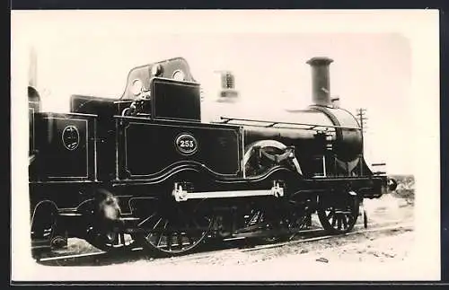 Foto-AK Dampflokomotive No. 253, englische Eisenbahn