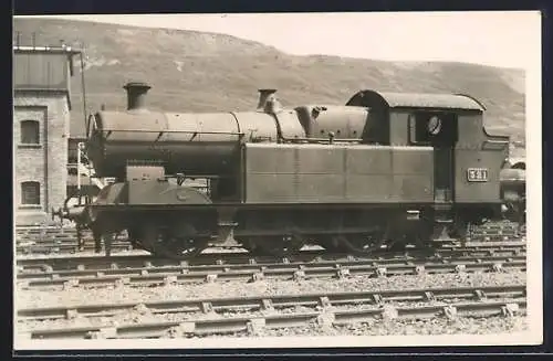 Foto-AK Dampflokomotive No. 321, englische Eisenbahn