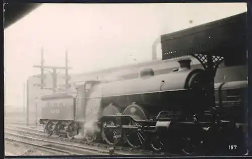 Foto-AK Dampflokomotive No. 4458 LNER, englische Eisenbahn