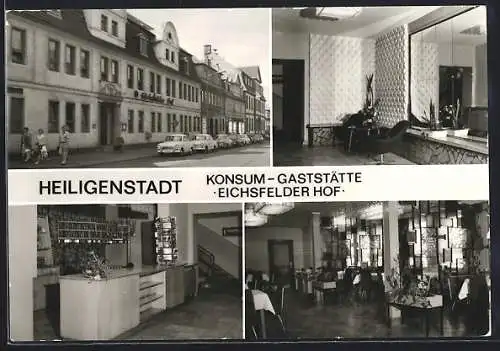 AK Heiligenstadt / Eichsfeld, Konsum Gaststätte Eichsfelder Hof