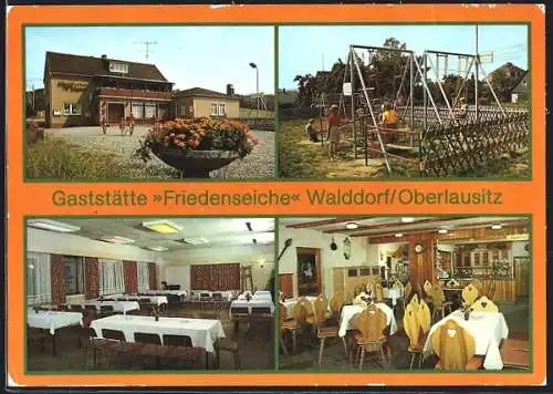 AK Walddorf /Oberlausitz, Gaststätte Friedenseiche, Inh. Arndt Waldstein