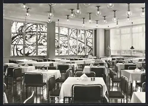 AK Zeulenroda, FDGB-Erholungsheim, Grosses Restaurant Seeblick