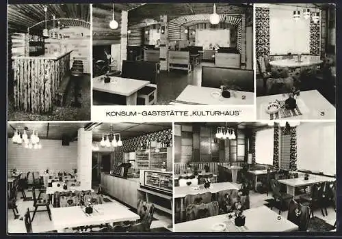 AK Silberfeld /Zeulenroda, Konsum-Gaststätte Kulturhaus