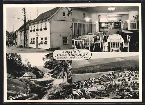 AK Tambach-Dietharz / Thür. Wald, Gasthaus Tammichgrund, Totalansicht