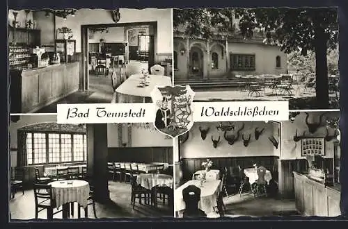 AK Bad Tennstedt, Innenansichten von Waldschlösschen